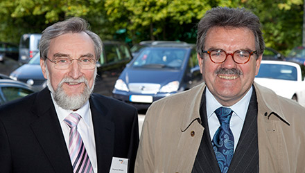 Raymond Wilbois und Dr. Hugo Müller-Vogg