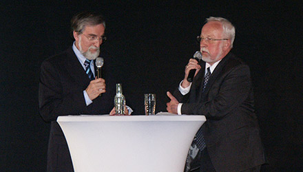 Raymond Wilbois und Dr. Lothar de Maiziere